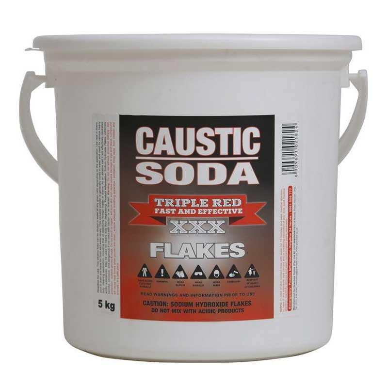 TRIPLE RED Caustic Soda Flakes 5kg