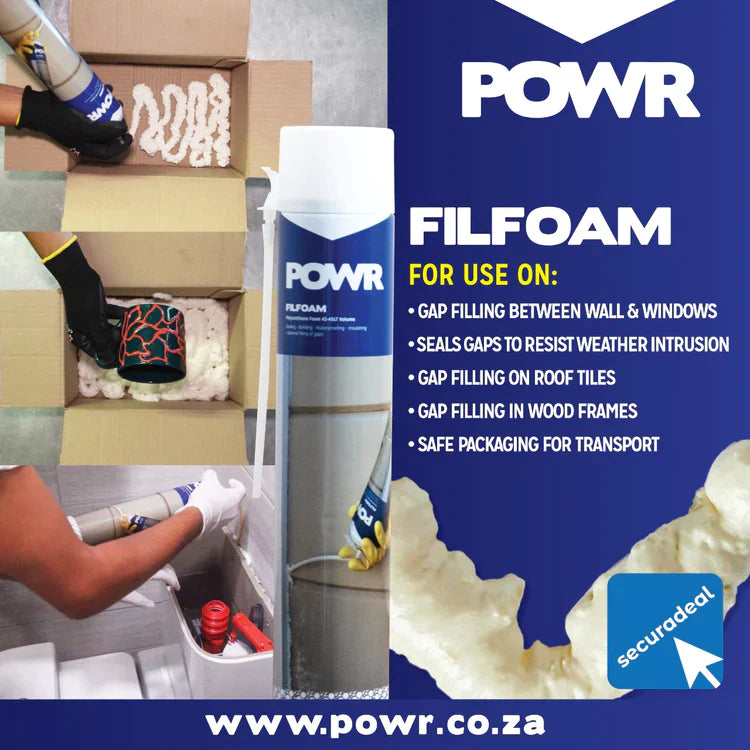 POWR Filfoam Polyurethane Foam: Versatile, Efficient, and Easy to Use