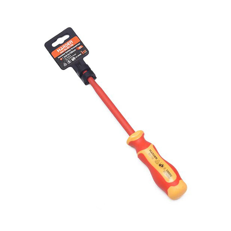 HARDEN Insulated Slotted Screwdriver 5.5mm x 125mm - Premium Hardware from HARDEN - Just R 54! Shop now at Securadeal