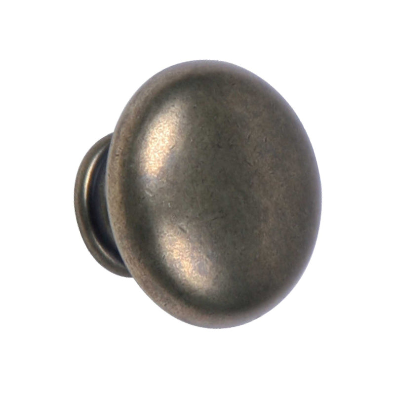 ROCO Lite Mushroom Drawer Knob Antique Brass 30mm - Premium Hardware from ROCO - Just R 22! Shop now at Securadeal