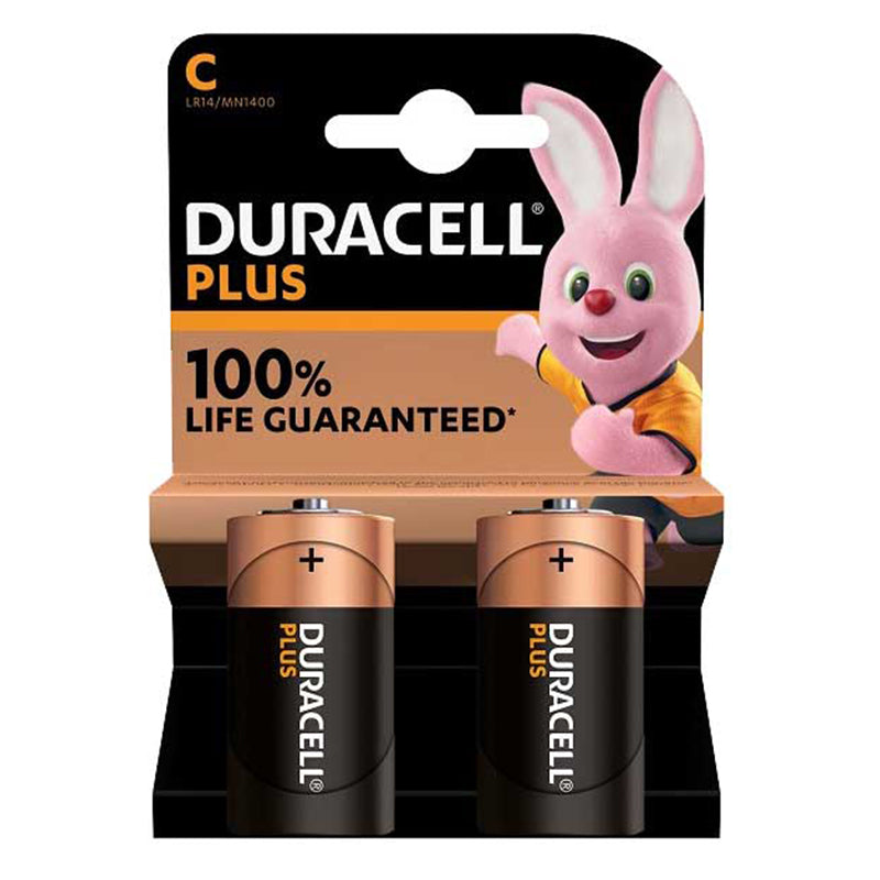 DURACELL Plus Battery C Appliance 1.5v ( Pack of 2 ) - Premium Battery from Duracell - Just R 100! Shop now at Securadeal