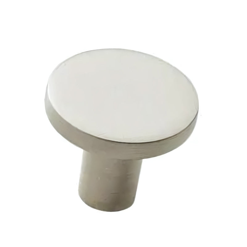 ROCO Flat Button Drawer Knob Satin Chrome 30mm - Premium Hardware from ROCO - Just R 38! Shop now at Securadeal