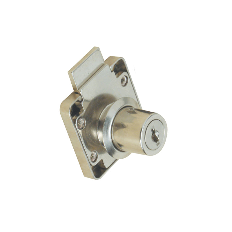 ROCO Drawer Lock Nickel Plated 19mm x 22mm - Premium Hardware from ROCO - Just R 28! Shop now at Securadeal