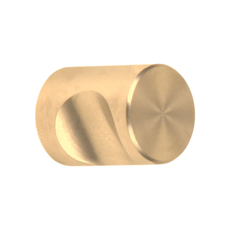 ROCO Cylindrical Drawer Knob Brushed Brass 20mm - Premium Hardware from ROCO - Just R 28! Shop now at Securadeal