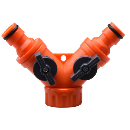 HARDEN Y Shape Double Individual Hose Connector 1/2" - Premium gardening from HARDEN - Just R 50! Shop now at Securadeal