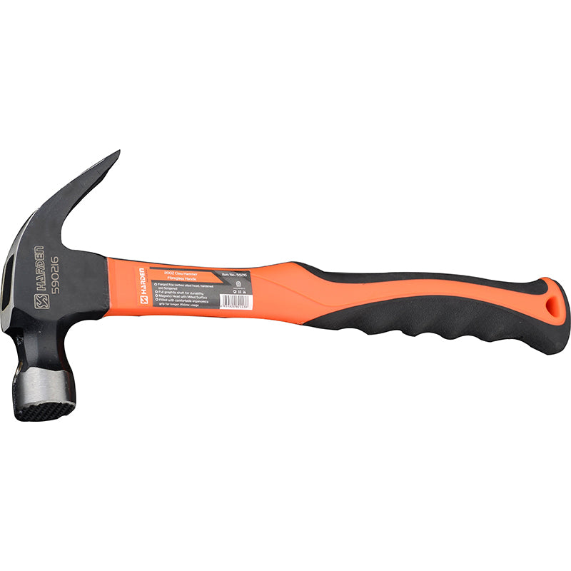 HARDEN Claw Hammer with Fibreglass Handle 700g - Premium Hardware from HARDEN - Just R 178! Shop now at Securadeal