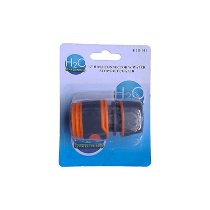 H20 Garden Hose Connector 1/2" Stop And Soft Grip - Premium Garden Hose from H20 - Just R 24! Shop now at Securadeal