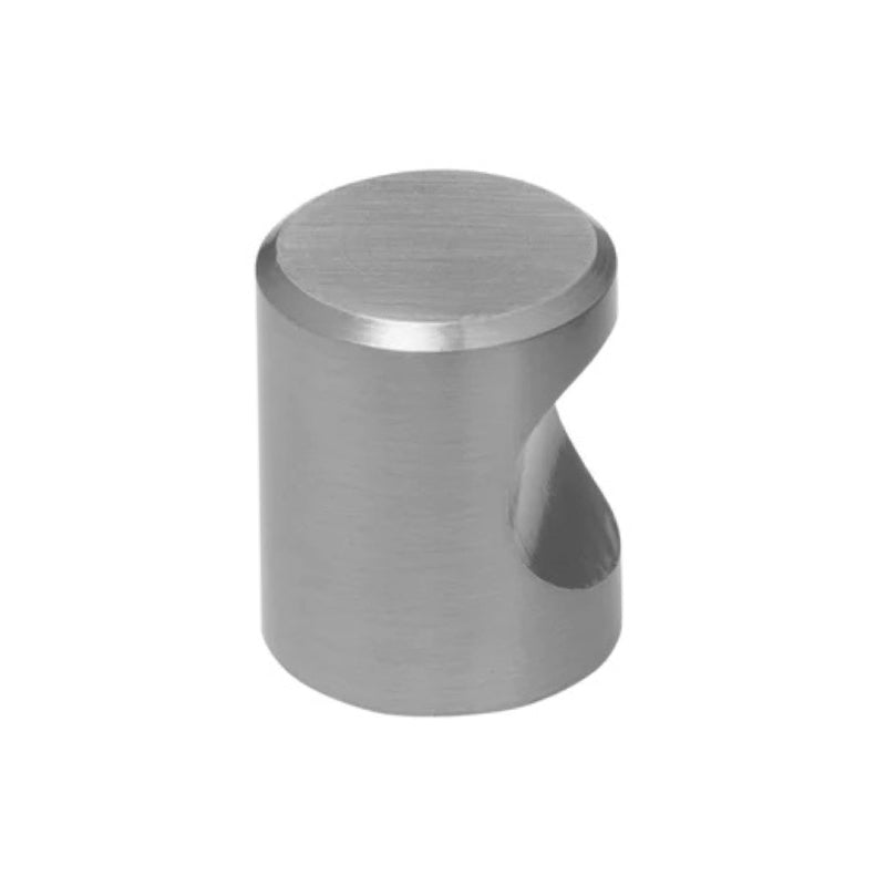 ROCO Cylindrical Drawer Knob Satin Chrome 20mm - Premium Hardware from ROCO - Just R 28! Shop now at Securadeal