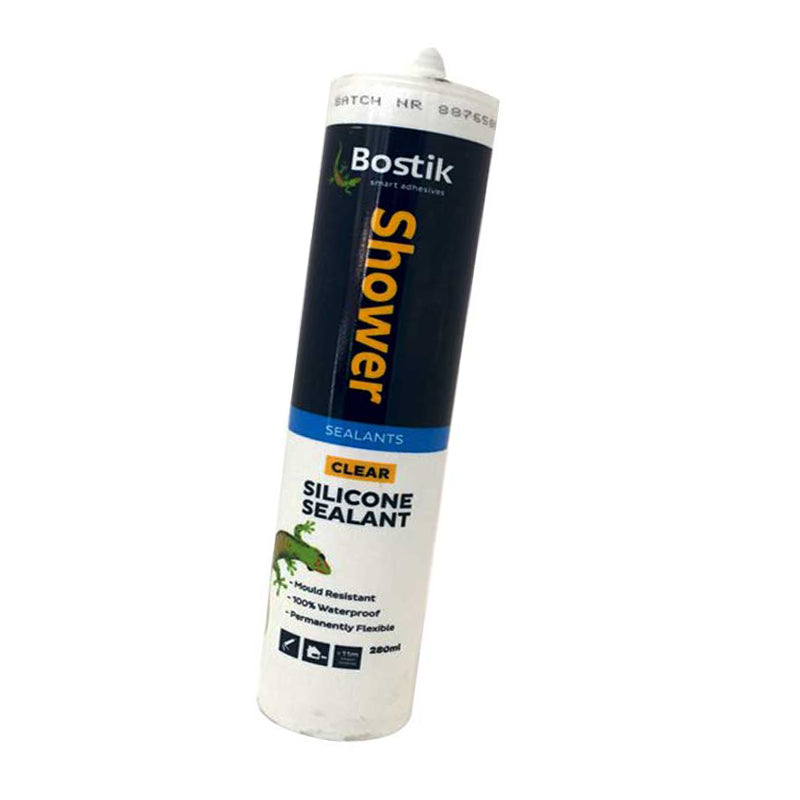 BOSTIK Shower Sanitary Silicone Sealant Clear 280ml - Premium Hardware Glue & Adhesives from BOSTIK - Just R 131! Shop now at Securadeal