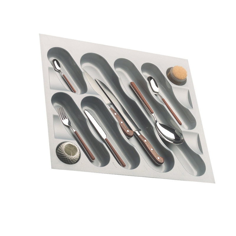 ROCO Cutlery Tray Metallic Grey 450mm Unit - Premium Hardware from ROCO - Just R 225! Shop now at Securadeal