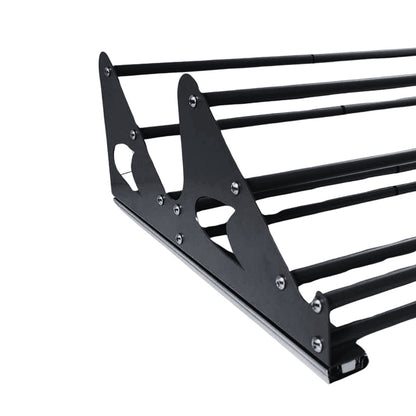 ROCO Adjustable Shoe Rack Black 704mm x 405mm x 107mm - Premium Hardware from ROCO - Just R 2195! Shop now at Securadeal