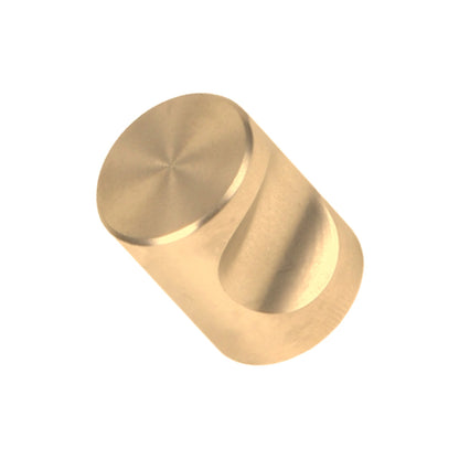 ROCO Cylindrical Drawer Knob Brushed Brass 20mm - Premium Hardware from ROCO - Just R 28! Shop now at Securadeal