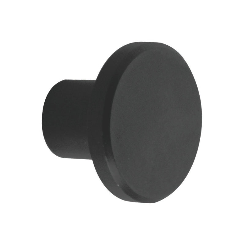 ROCO Flat Button Drawer Knob Matt Black 30mm - Premium Hardware from ROCO - Just R 38! Shop now at Securadeal