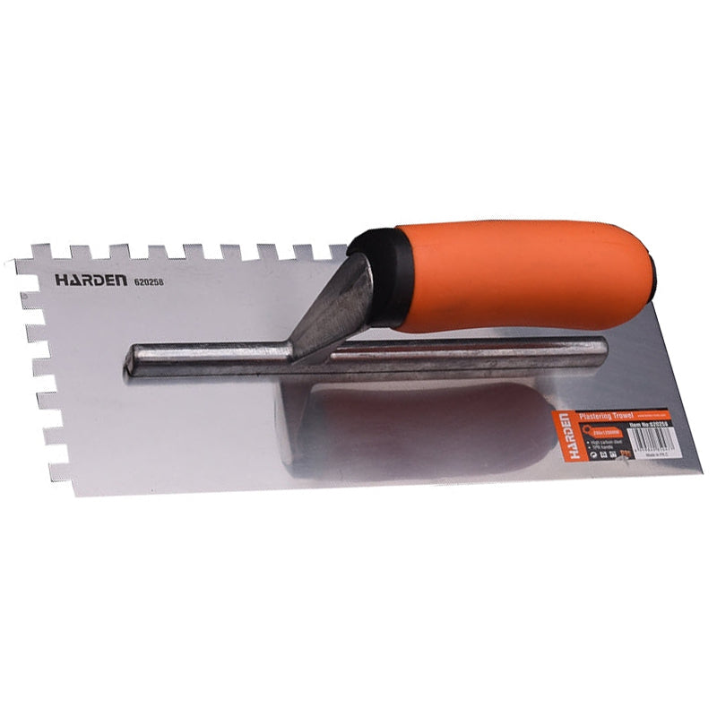 HARDEN Plastering Trowel With Teeth 280mm x 120mm