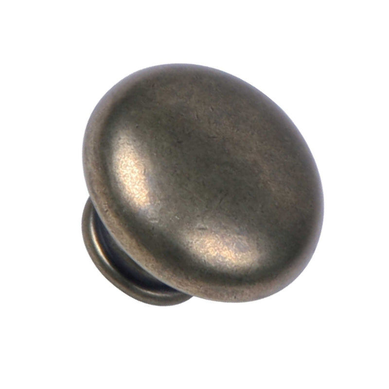 ROCO Lite Mushroom Drawer Knob Antique Brass 30mm - Premium Hardware from ROCO - Just R 22! Shop now at Securadeal