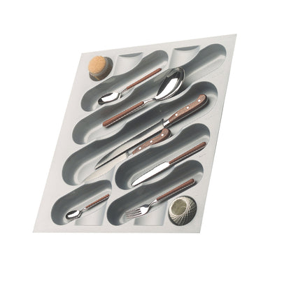 ROCO Cutlery Tray Metallic Grey 450mm Unit - Premium Hardware from ROCO - Just R 225! Shop now at Securadeal