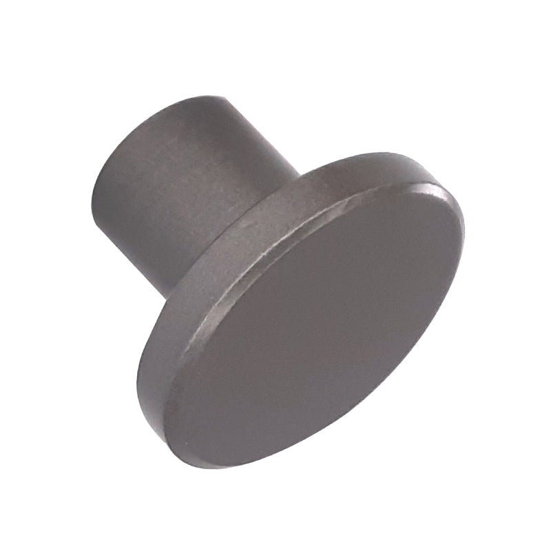 ROCO Flat Button Drawer Knob Dark Grey 30mm - Premium Hardware from ROCO - Just R 38! Shop now at Securadeal