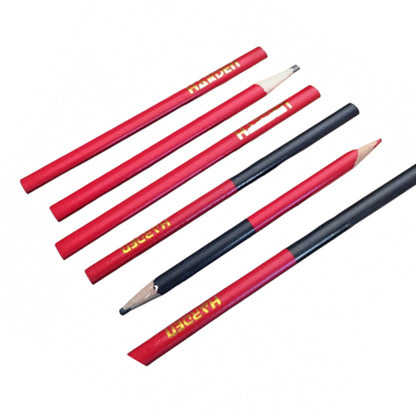 HARDEN Oval Carpentry Pencil 12mm x 7.4mm x 176mm 12 Pieces