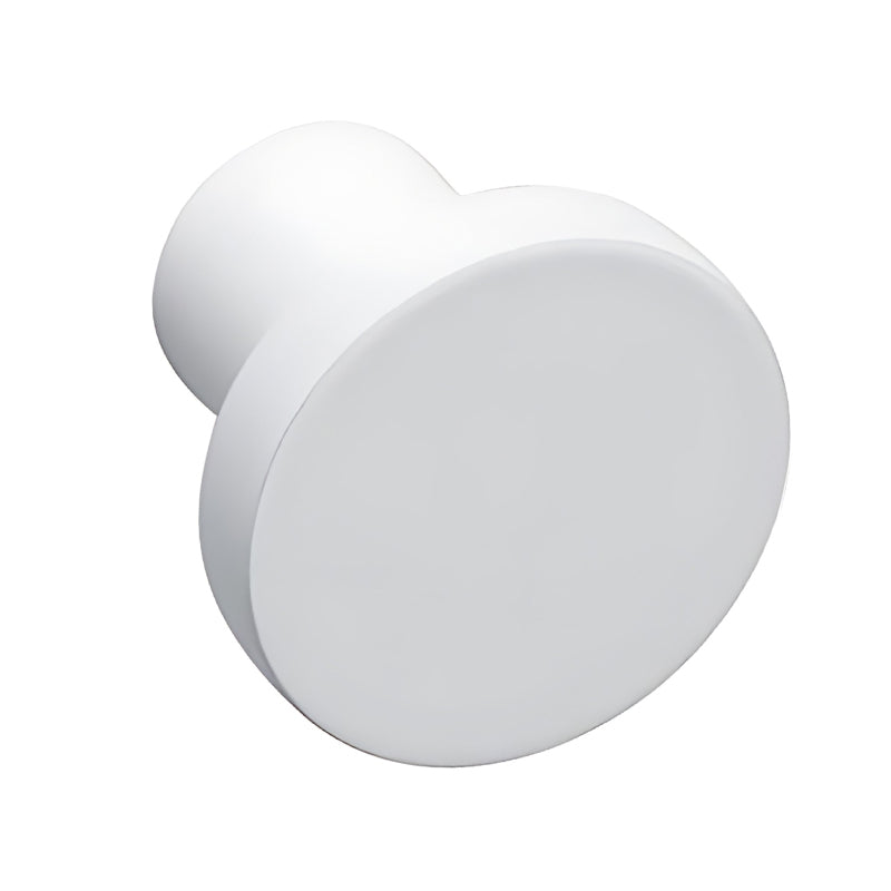 ROCO Flat Button Drawer Knob White 30mm - Premium Hardware from ROCO - Just R 38! Shop now at Securadeal