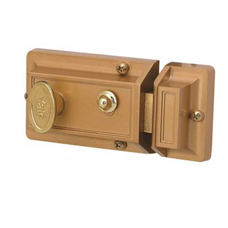 YALE Night Latch Complete With Cylinder Blister - Premium Hardware from Yale - Just R 506! Shop now at Securadeal