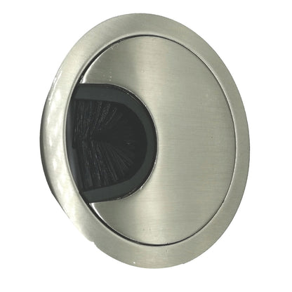 ROCO Wire Management Steel Round Brushed Satin Nickel 60mm - Premium Hardware from ROCO - Just R 59! Shop now at Securadeal