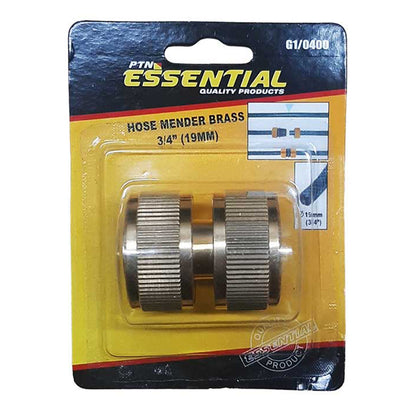 ESSENTIAL Hose Mender Brass 3/4" - Premium Gardening from Essential - Just R 71! Shop now at Securadeal