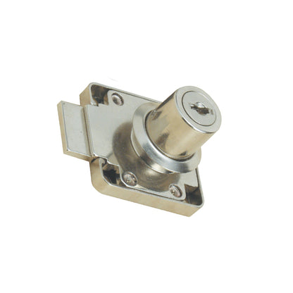 ROCO Drawer Lock Nickel Plated 19mm x 22mm - Premium Hardware from ROCO - Just R 28! Shop now at Securadeal