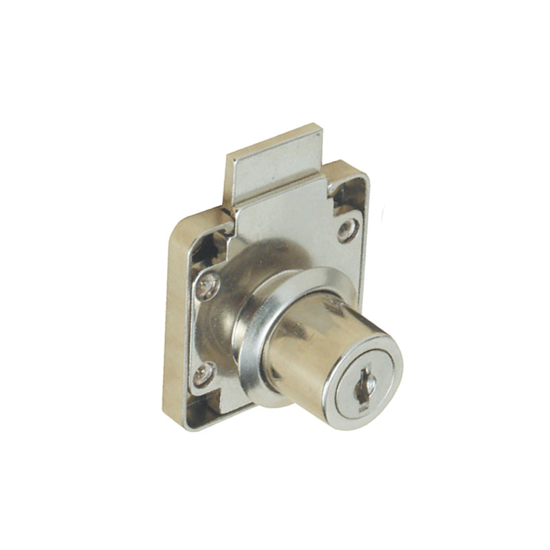 ROCO Drawer Lock Nickel Plated 19mm x 22mm - Premium Hardware from ROCO - Just R 28! Shop now at Securadeal