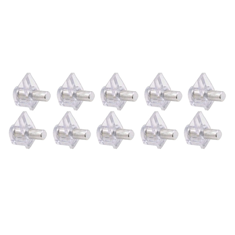 ROCO Prepack Shelf Support Clear With Steel Pin ( 10 Per Pack ) - Premium Hardware from ROCO - Just R 9! Shop now at Securadeal