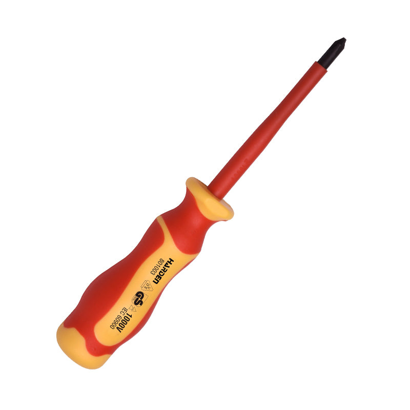 HARDEN Insulated Slotted Screwdriver 6.5mm x 150mm