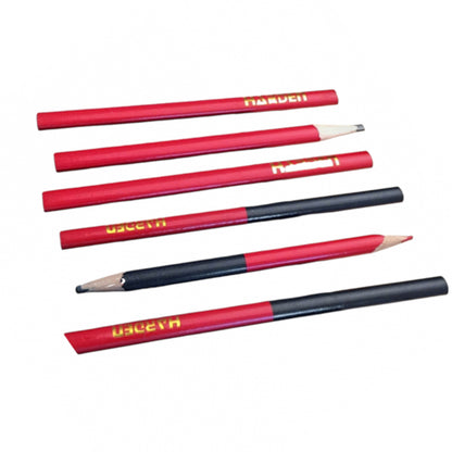 HARDEN Oval Carpentry Pencil 12mm x 7.4mm x 176mm 12 Pieces