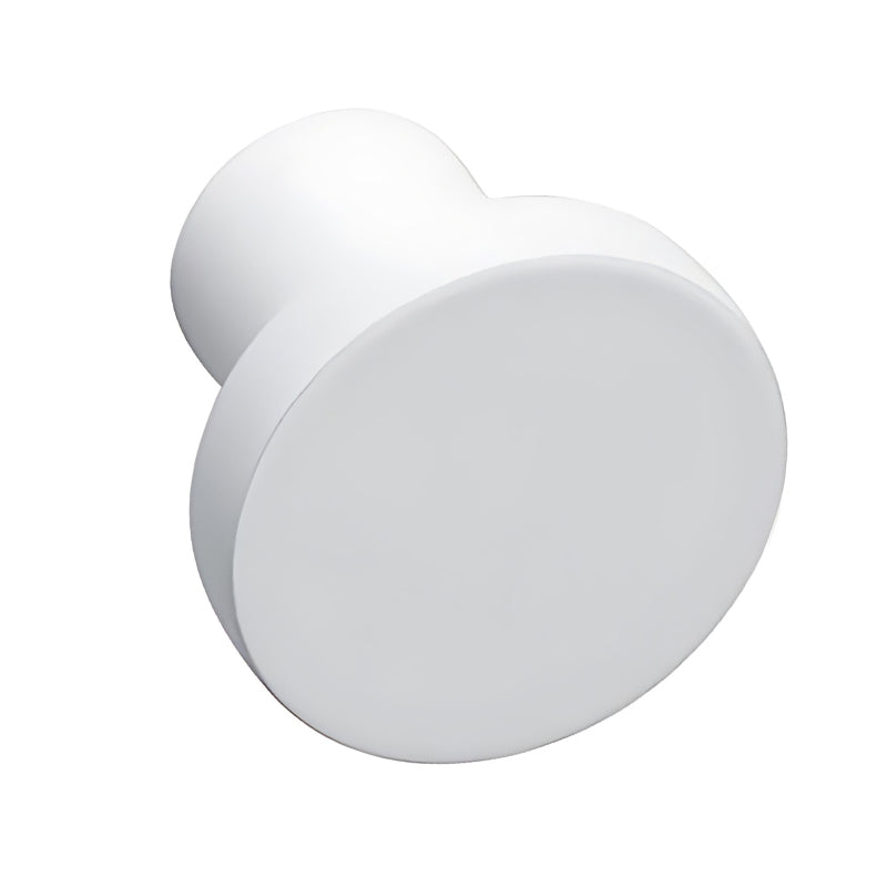 ROCO Flat Button Drawer Knob White 30mm - Premium Hardware from ROCO - Just R 38! Shop now at Securadeal