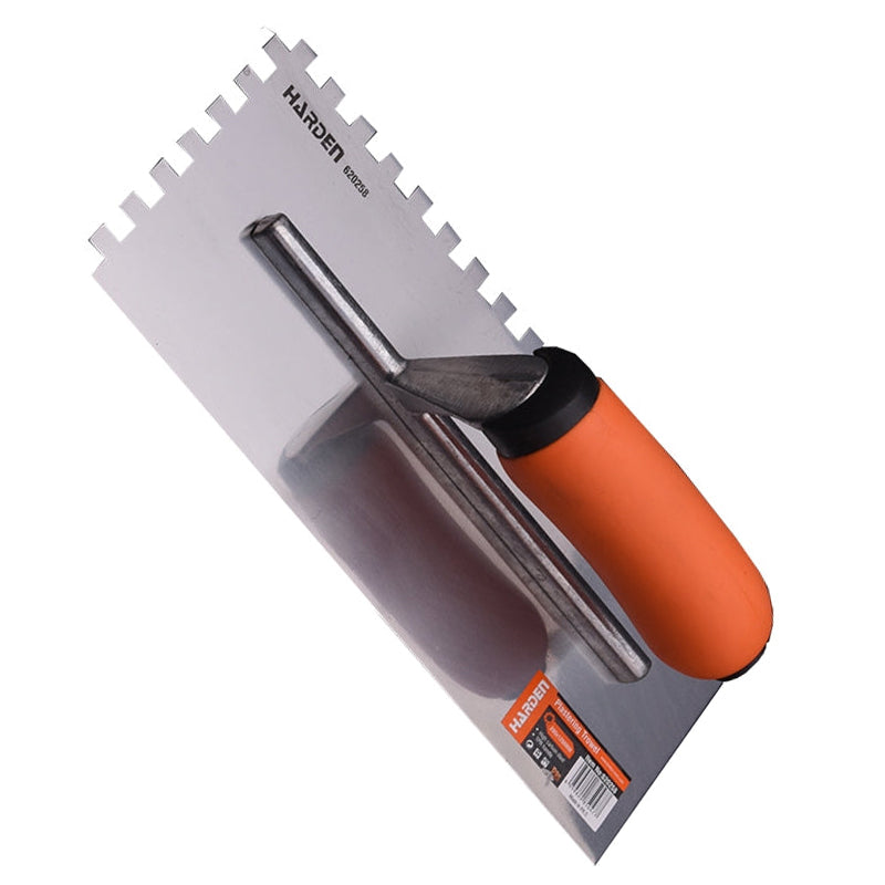 HARDEN Plastering Trowel With Teeth 280mm x 120mm