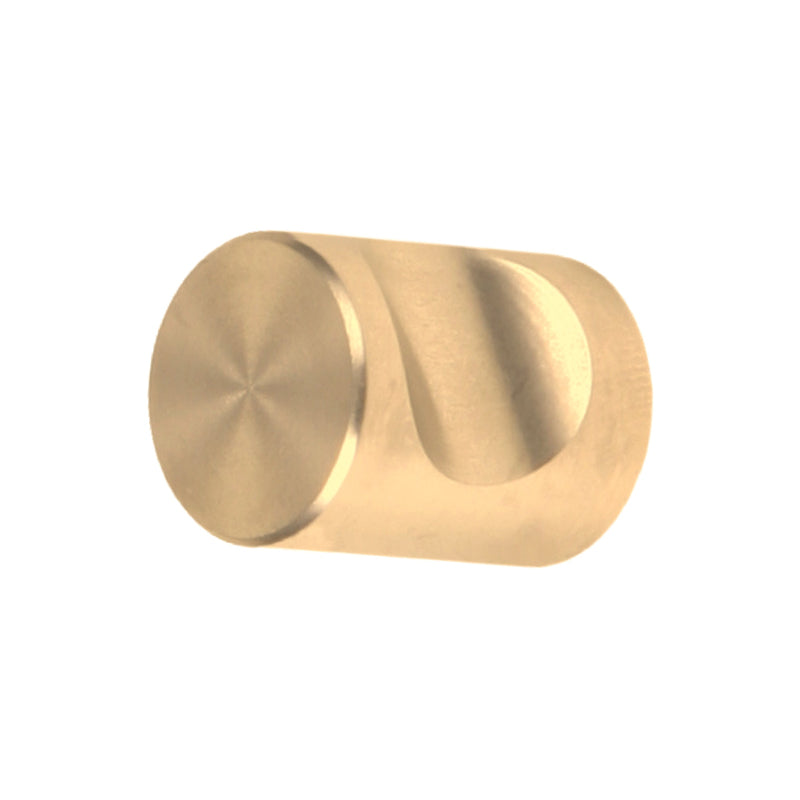 ROCO Cylindrical Drawer Knob Brushed Brass 20mm - Premium Hardware from ROCO - Just R 28! Shop now at Securadeal