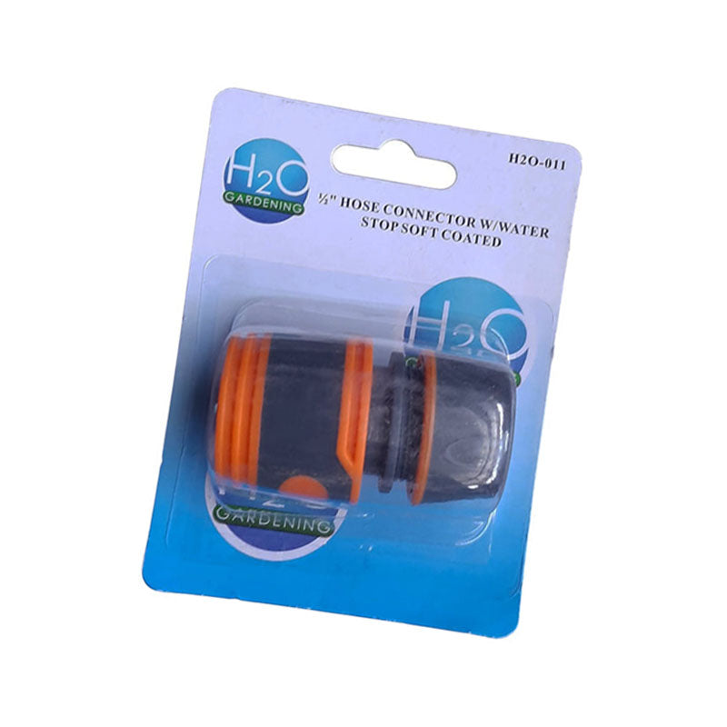 H20 Garden Hose Connector 1/2" Stop And Soft Grip - Premium Garden Hose from H20 - Just R 24! Shop now at Securadeal