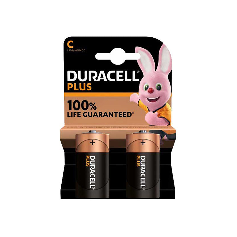 DURACELL Plus Battery C Appliance 1.5v ( Pack of 2 ) - Premium Battery from Duracell - Just R 100! Shop now at Securadeal