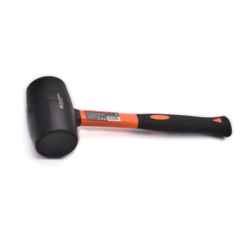 HARDEN Rubber Mallet with Fibreglass Handle 500g