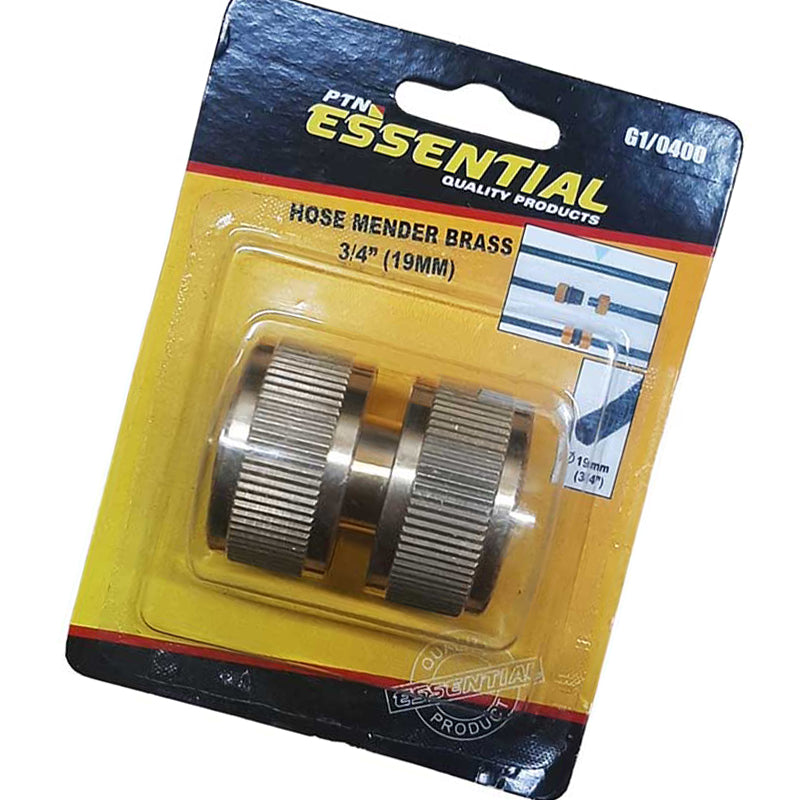 ESSENTIAL Hose Mender Brass 3/4" - Premium Gardening from Essential - Just R 71! Shop now at Securadeal