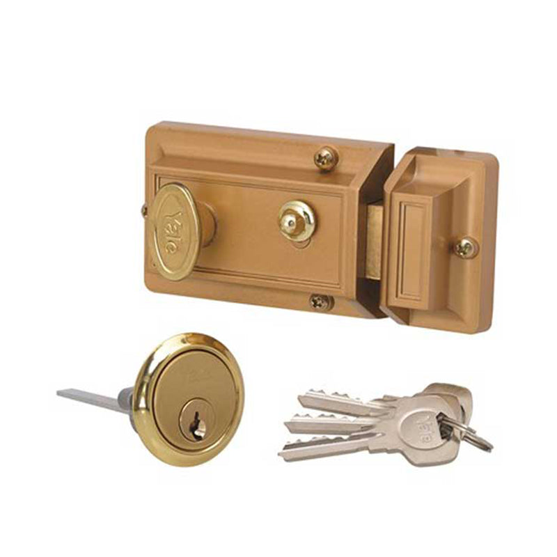 YALE Night Latch Complete With Cylinder Blister - Premium Hardware from Yale - Just R 506! Shop now at Securadeal