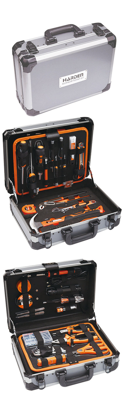 HARDEN 155 Piece Aluminium Toolkit Set - Premium Hardware from HARDEN - Just R 2560! Shop now at Securadeal