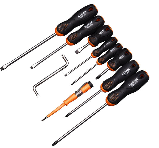 HARDEN 10 Piece Screwdriver Set Soft Handle - Premium Hardware from HARDEN - Just R 356! Shop now at Securadeal