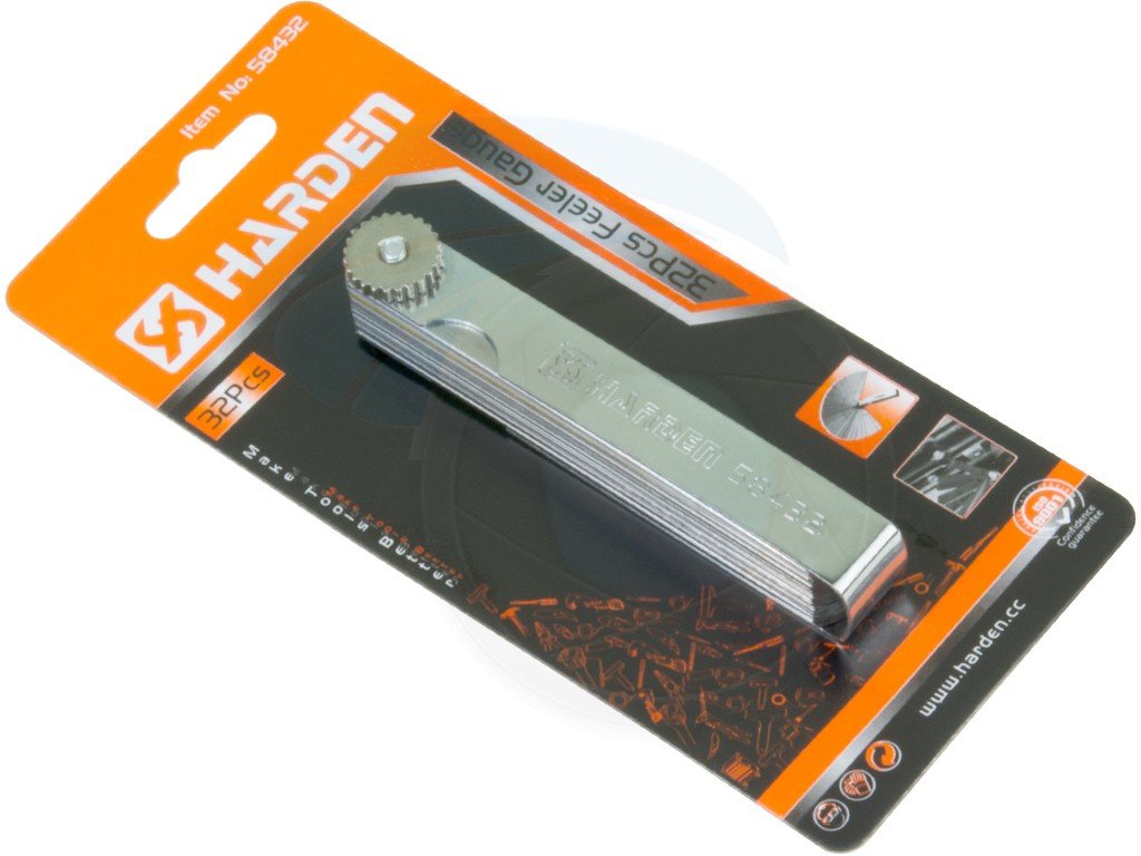 HARDEN Feeler Gauge 32 blade