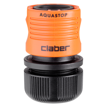 CLABER 1/2" Garden Hose Pipe Click Connector With Aquastop - Premium gardening from CLABER - Just R 81! Shop now at Securadeal