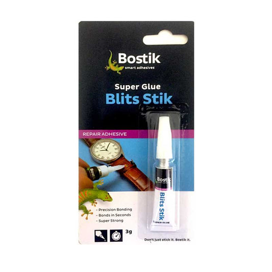 BOSTIK Super Glue Blits Stik Repair Adhesive 3g - Premium Hardware Glue & Adhesives from BOSTIK - Just R 49! Shop now at Securadeal