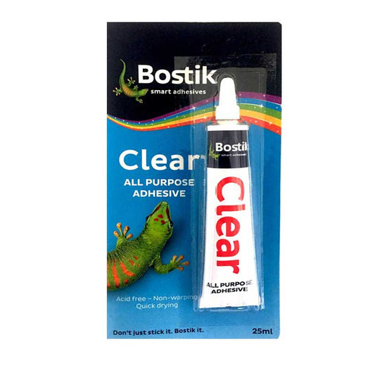 BOSTIK Clear Adhesive Blister 25ml - Premium Hardware Glue & Adhesives from BOSTIK - Just R 45! Shop now at Securadeal