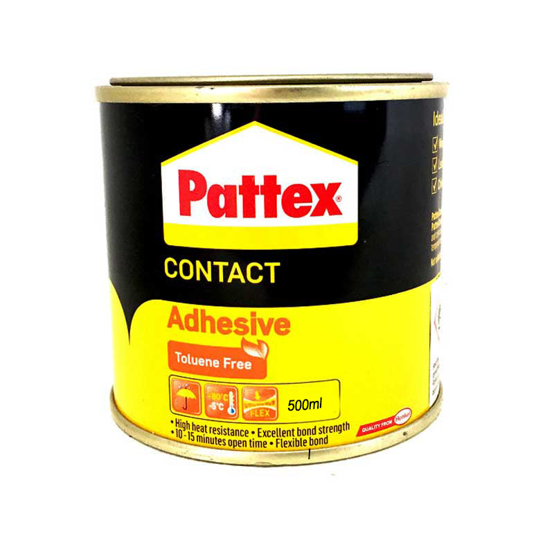PATTEX Contact Adhesive Tin 500ml - Premium Hardware Glue & Adhesives from PATTEX - Just R 201! Shop now at Securadeal