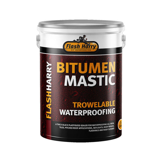 FLASH HARRY Bitumen Mastic Trowelable Waterproofing Sealer 5 Litre - Premium Hardware Glue & Adhesives from Flash Harry - Just R 464! Shop now at Securadeal