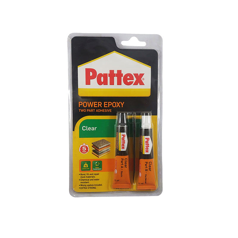 PATTEX Adhesive Epoxy Clear Repair Glue 22ml - Premium Hardware Glue & Adhesives from PATTEX - Just R 90! Shop now at Securadeal