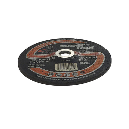 SUPERFLEX Abrasive Disc Grinding Steel 180mm x 6.4mm x 22.2mm - Premium Disc Cutting from Superflex - Just R 60! Shop now at Securadeal