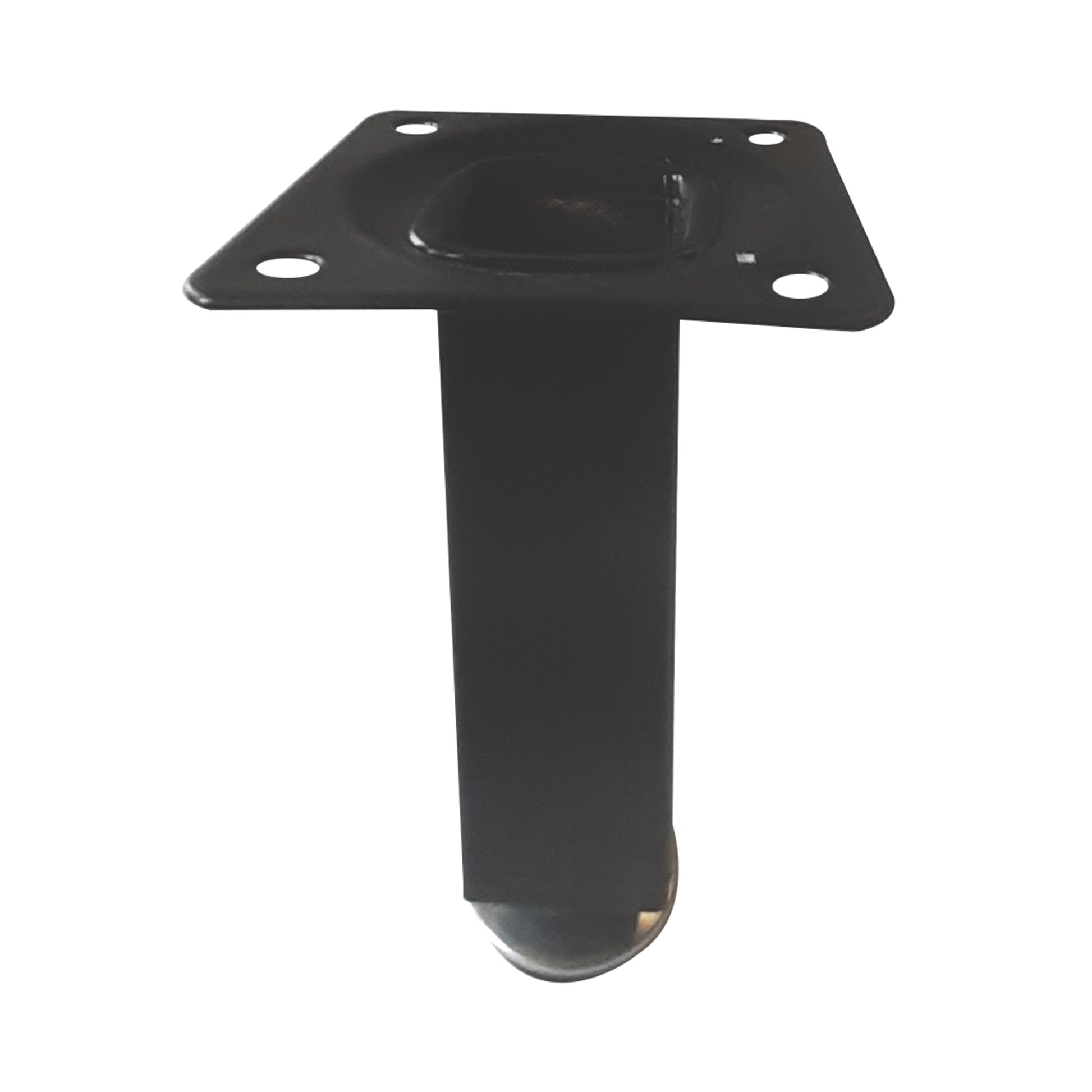 ROCO Adjustable Table Leg With Square Black Plate 150mm x 25mm - Premium Hardware from ROCO - Just R 35! Shop now at Securadeal